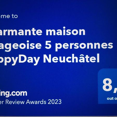 Charmante Maison Villageoise 5 Personnes Happyday Neuchatel サン・ブレーズ エクステリア 写真