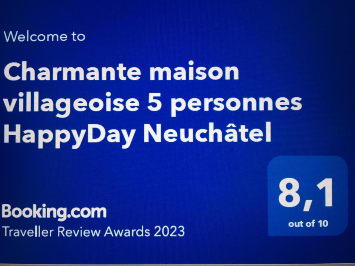 Charmante Maison Villageoise 5 Personnes Happyday Neuchatel サン・ブレーズ エクステリア 写真